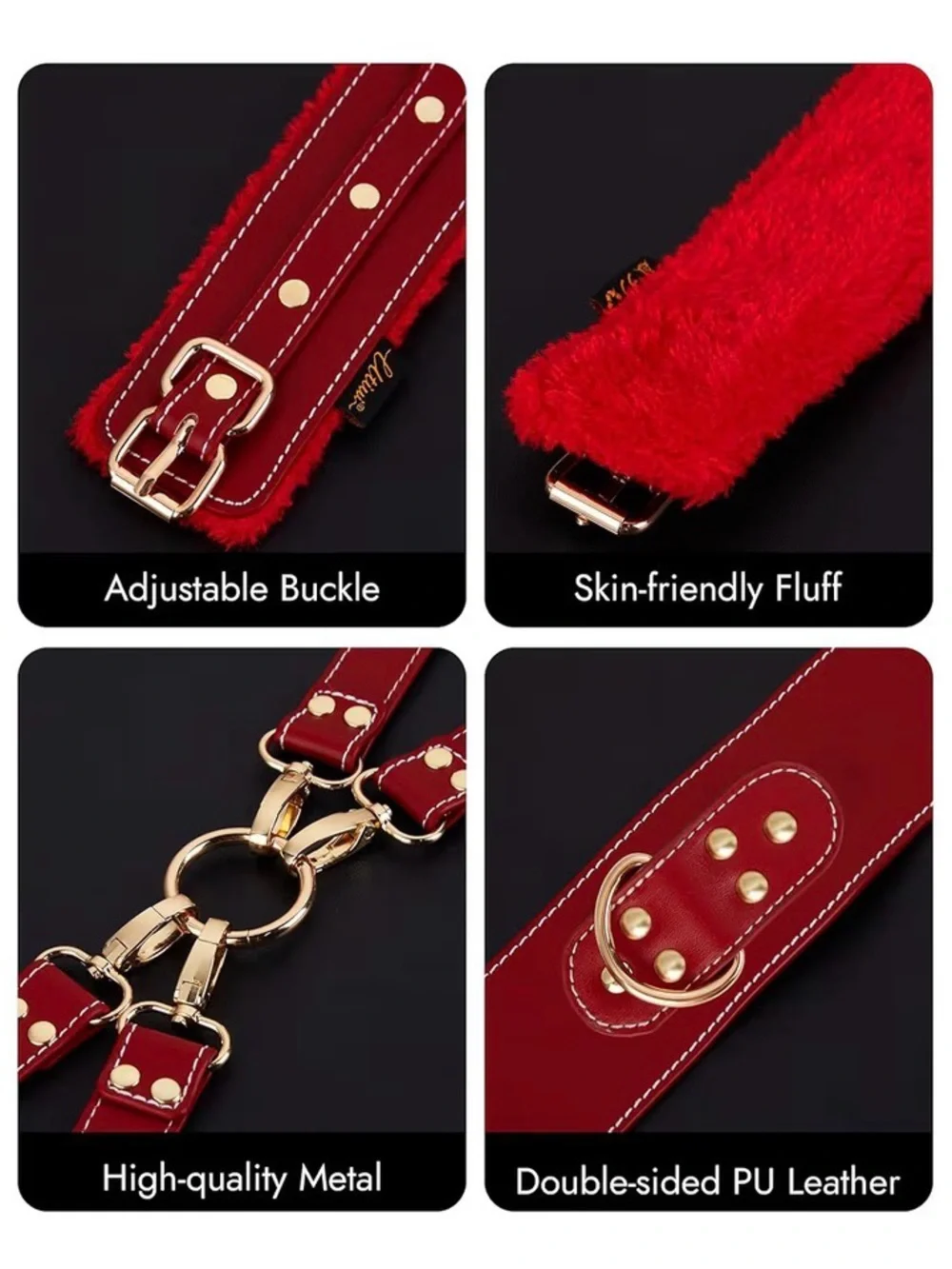 Adjustable 6-Piece Set - Red Multi-Piece Kit